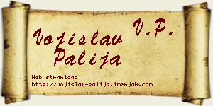 Vojislav Palija vizit kartica